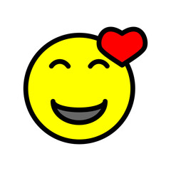 Positive Vibes Vector Filled Icon Design