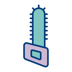 Electric Saw Vector Icon Design