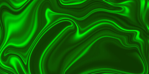 Abstract green fluid texture background with smooth, swirling patterns. The image features a glossy, liquid-like appearance, creating a sense of motion and depth. Glossy finish. Modern aesthetic.