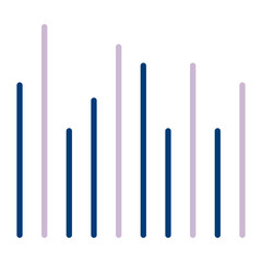 Audio Bars Vector Icon Design