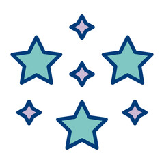 Obraz premium Stars Vector Icon Design