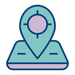 Location Marker Vector Icon Design