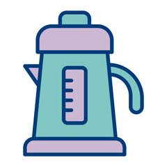 Electric Kettle Vector Icon Design