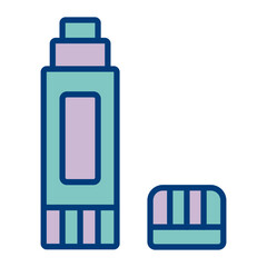 Glue Stick Vector Icon Design