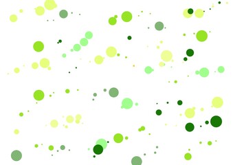 abstract green background with bubbles