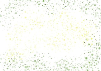 abstract yellow and green background with splashes