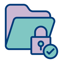 Folder Permissions Vector Icon Design