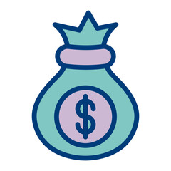 Money Bag Icon Design