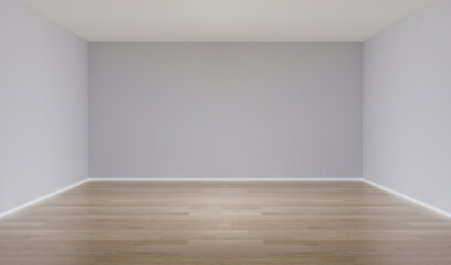 Empty room with light walls wooden floor empty room mockup