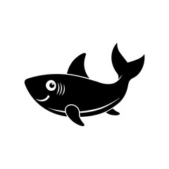 Baby Shark bath toy silhouette vector art