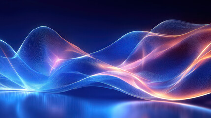 Flowing electronic waves and database lighting