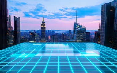 abstract city background