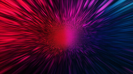 Obraz premium High energy abstract background with chaotic movement and vibrant colors. dynamic blend of red and blue creates intense visual experience, evoking sense of motion and excitement
