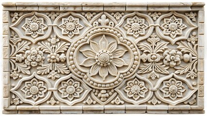 Obraz premium Ornate Stone Carving Panel