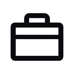 Icon user interface briefcase