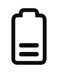Icon user interface battery line art