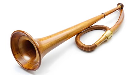 Antique Wooden Trumpet