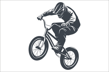 Naklejka premium Vintage Bicycle Art Print – Retro Cycle Wall Decor