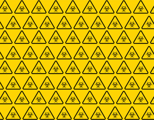 biohazard pattern vector design