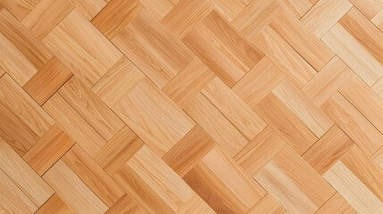 Herringbone Pattern Wooden Parquet Floor Surface Texture In Warm Brown Tone