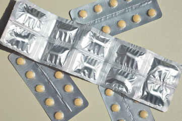 Medicine blister foil, medicine packaging, pharmaceutical packaging. 