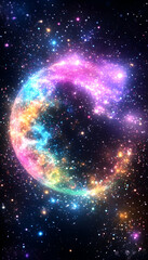 Cosmic swirl, nebula, space, stars (3)