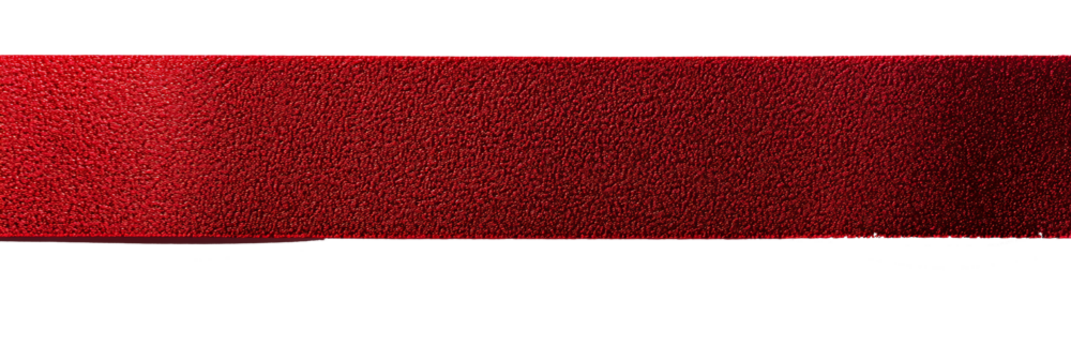 Red paper ribbon isolated on white background.PNG