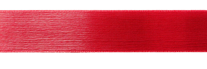 Red paper ribbon isolated on white background.PNG