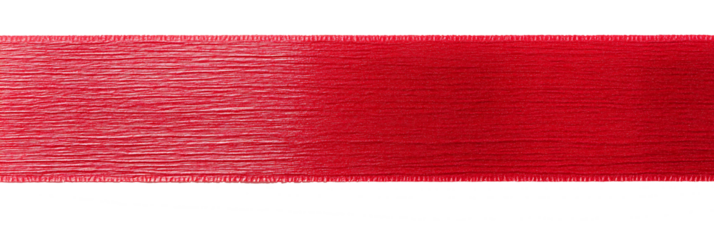 Red paper ribbon isolated on white background.PNG