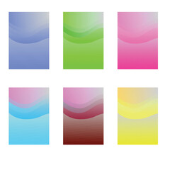 Naklejka premium Eye-Catching Flyer Abstract Backgrounds with different texture.