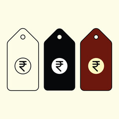 set of price tags clip art