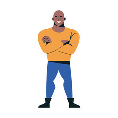 Person Standing with Arms Crossed