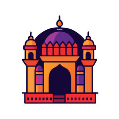 Indian Festival Taj Mahal Icon Cultural