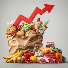 Grocery Prices Soaring High Rising Food Costs Inflation Impacting Household Budgets