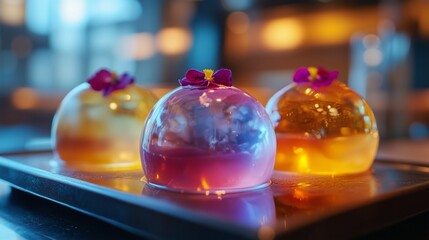 Crystal clear dessert art