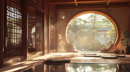 Zen inspired Eastern artistic conception