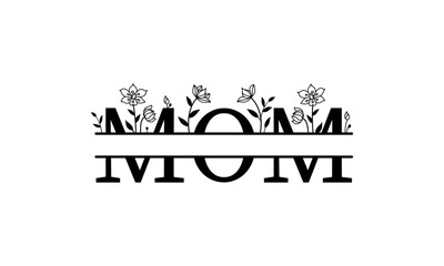 Mom_Split_Monogram_Vector