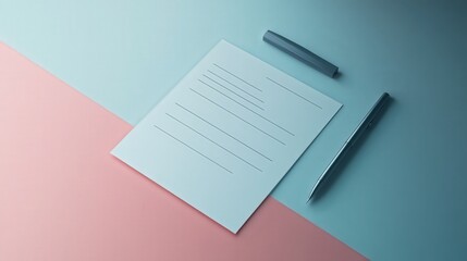 minimalist, paper-inspired survey interface with soft edges, shadow effects, and a modern touch