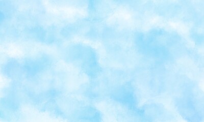 水彩風のテクスチャー背景イラスト　ブルー
