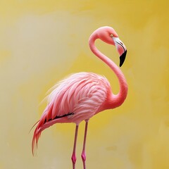 Fototapeta premium Pink flamingo 