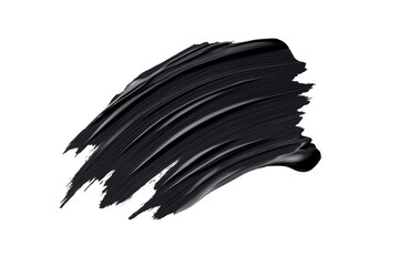 smooth, dark paint stroke on transparent background, ideal for artistic designs and backgrounds. This versatile element can enhance various creative projects