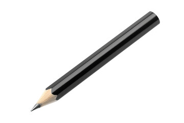 black pencil with sharpened tip, ideal for drawing and writing. This versatile tool is essential for artists and students alike, providing precision and control