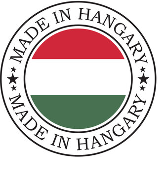 made in HANGARY stamp logo