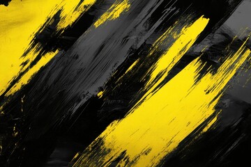 Abstract Black And Gold Brushstrokes Background Texture Dynamic Energy Grunge Modern Graphic Design Art Vibrant Bold Color Contrast Visual Impact