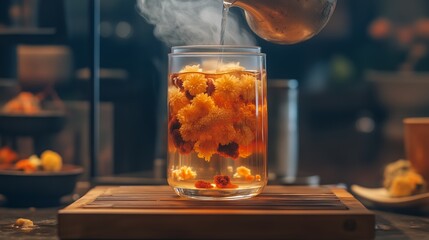 Warm Heart Chrysanthemum Tea in Winter