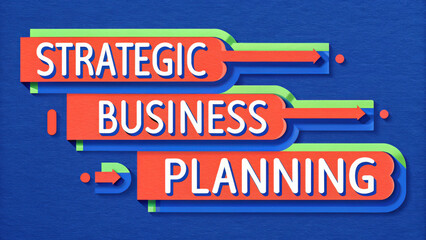 Fototapeta premium A vibrant design showcasing the text 