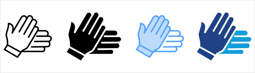 Applause Icon Set Multiple Style Collection