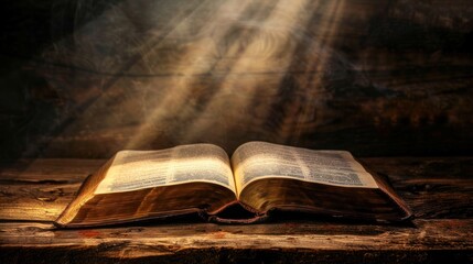 Ancient Book with Light