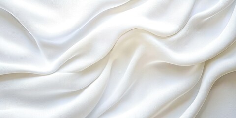 Obraz premium White fabric with a pattern on it