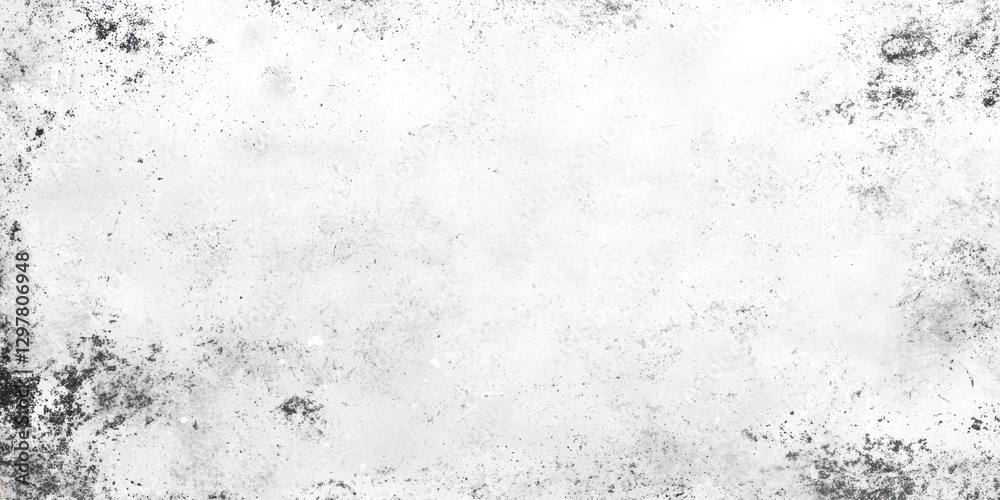 Poster white background with a black and white pattern
